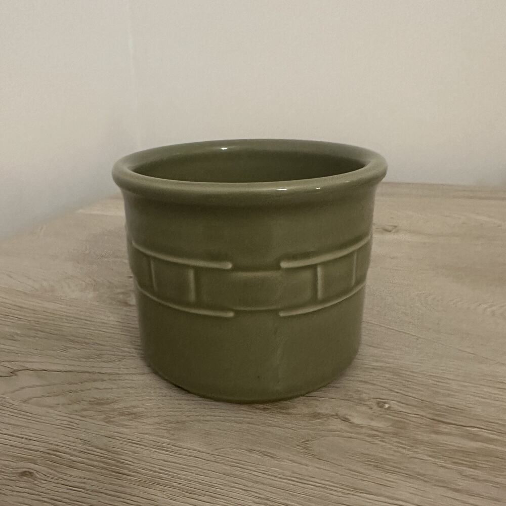Woven Traditions Sage by Longaberger Pint Crock